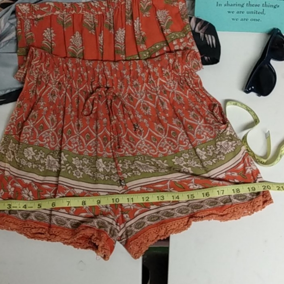 Sleeveless Strapless Boho Romper By Angie - Picture 12 of 13